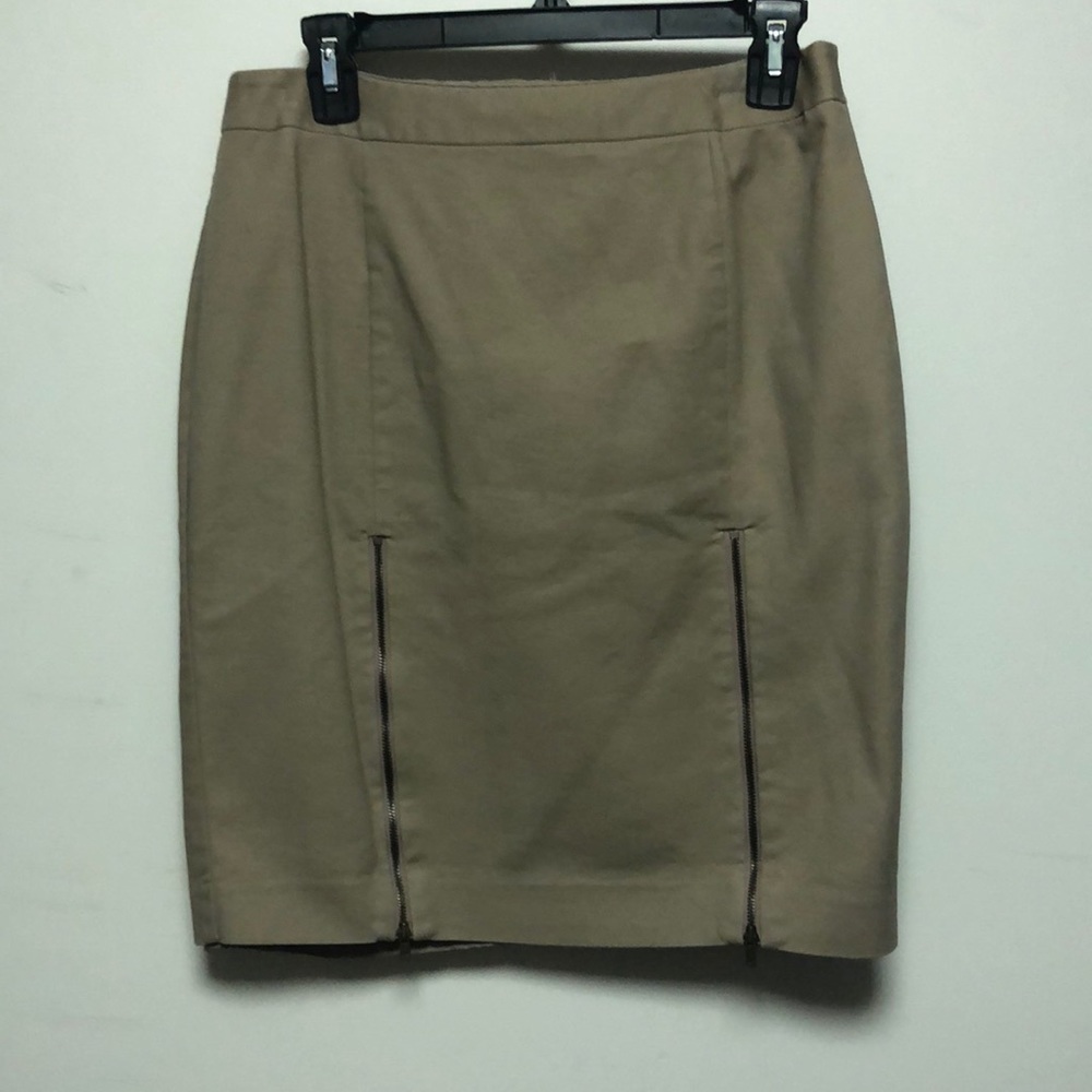 Khaki pencil skirt Sz 10